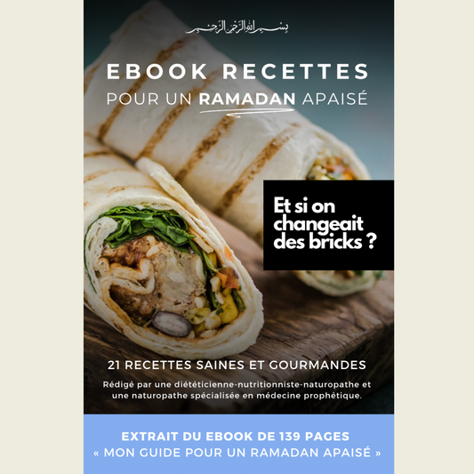 Photo de couverture de ebook recette ramadan - et si on changeait des bricks