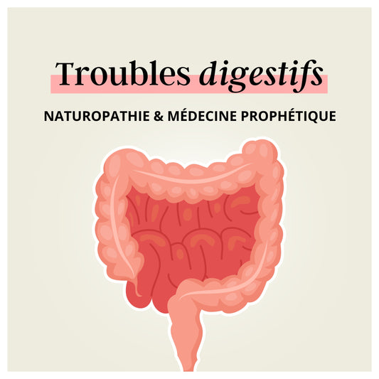 Troubles digestifs, médecine prophétique et naturopathie